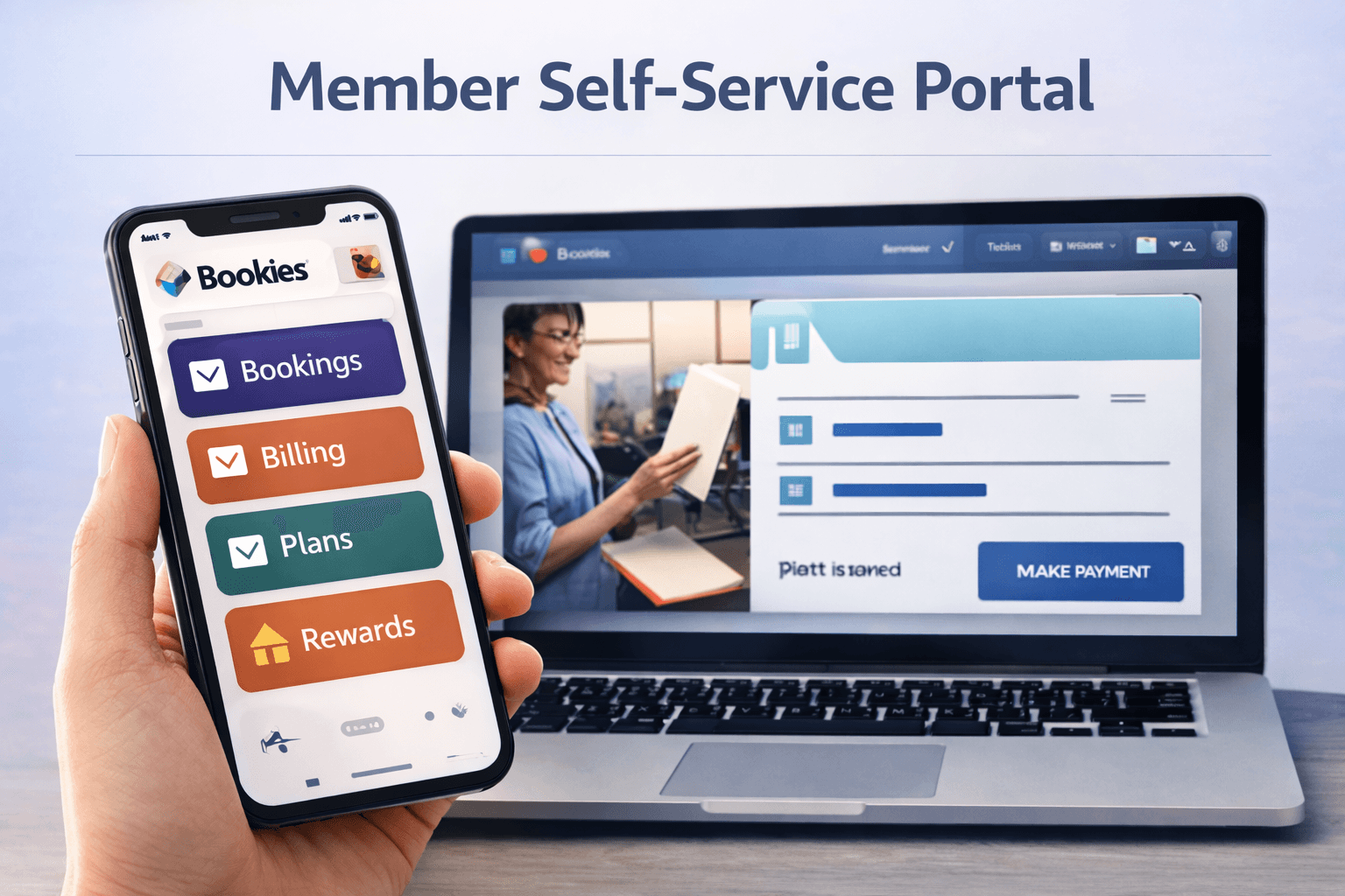 HexaFit member self-service portal for billing and plan changes
